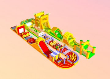 Mega Obstacle Course 125m